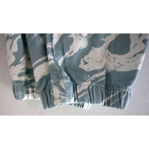 Tinseltown MYB027875C Women's Sz M Blue Marble Skinny Fit Denim Jogger Pants - Picture 7 of 12